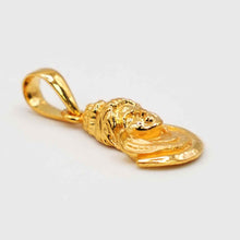 22K Gold Shiv Pendant