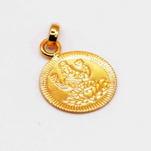 22K Gold Sarasvati Pendant