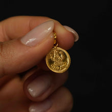 22K Gold Sarasvati Pendant