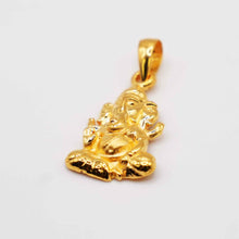 22K Gold Ganesh Pendant