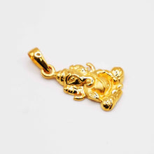 22K Gold Ganesh Pendant
