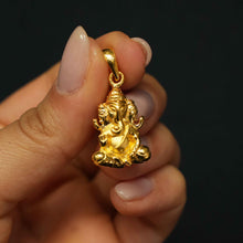 22K Gold Ganesh Pendant