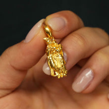 22K Gold Radhe Krishan Pendant