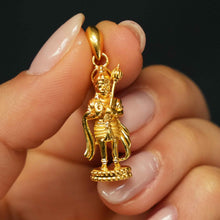 22K Gold Hanuman Pendant