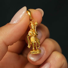 22K Gold Hanuman Pendant