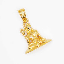 22K Gold Shiv Pendant