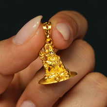 22K Gold Shiv Pendant