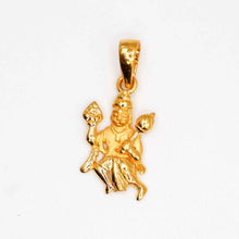 22K Gold Hanuman Pendant