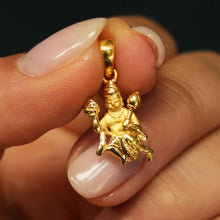 22K Gold Hanuman Pendant