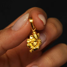 22K Gold Ganesh Pendant