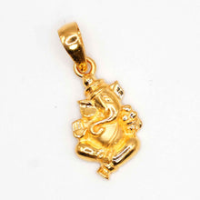 22K Gold Ganesh Pendant