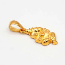 22K Gold Ganesh Pendant