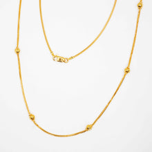 22k Gold Ball Designer Chain