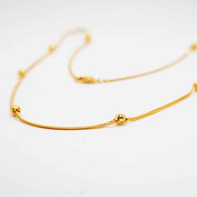 22k Gold Ball Designer Chain