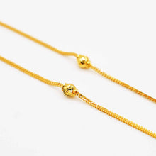 22k Gold Ball Designer Chain