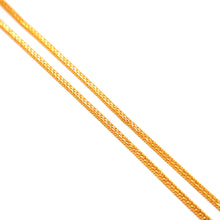 22K Gold Flat Style Anklets (Pair)