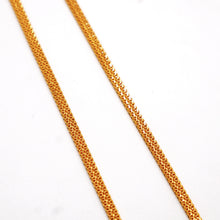 22K Gold Flat Style Anklets (Pair)