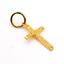 22K Gold Cross Pendant