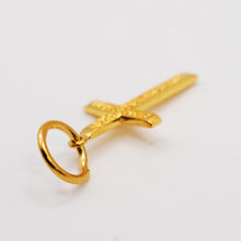 22K Gold Cross Pendant
