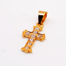 22K Gold Cross Pendant