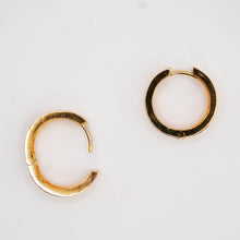 22K Gold Huggie Hoop Earrings
