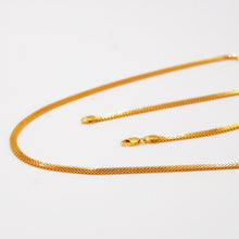 22K Gold Flat Chain