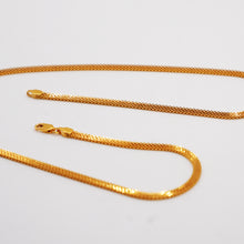 22K Gold Flat Chain