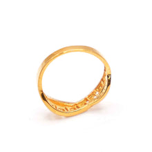 22K Gold Ring with Zircon