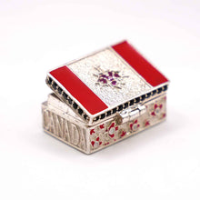 Silver Box (Chandi di Dabbi) Maple Leaf Style