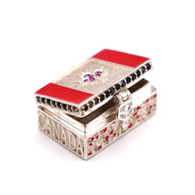 Silver Box (Chandi di Dabbi) Maple Leaf Style