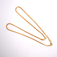 22K Gold Anklet Pair