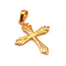 22K Gold Cross Pendant