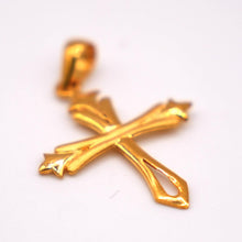 22K Gold Cross Pendant