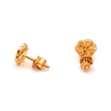 22K Gold Studs with CZ
