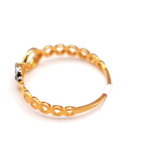 21K Gold Infinity Style Ring