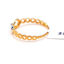 21K Gold Infinity Style Ring