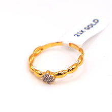 21k Gold Floral Style Ring