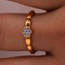 21k Gold Floral Style Ring