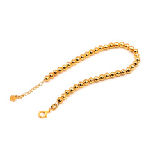 22K Gold Beaded-Balls Glossy Style Bracelet