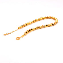 22K Gold Beaded-Balls Matte Style Bracelet