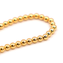 22K Gold Beaded-Balls Glossy Style Bracelet