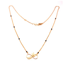 18K Infinity Mangalsutra with Diamonds.