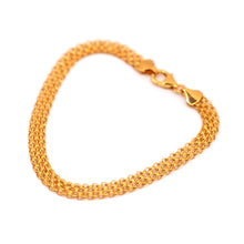 21K Gold Flat Designer Bracelet