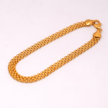 21K Gold Flat Designer Bracelet