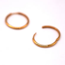 22K Gold Designer Round Style Hoops