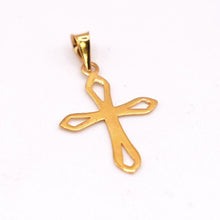 22K Gold Cross Pendant