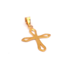 22K Gold Cross Pendant