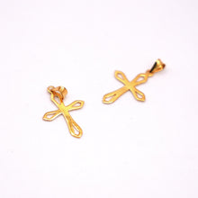 22K Gold Cross Pendant