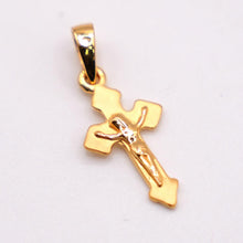 22K Gold Cross Pendant