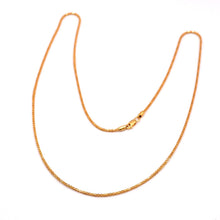 22K Gold Box Chain